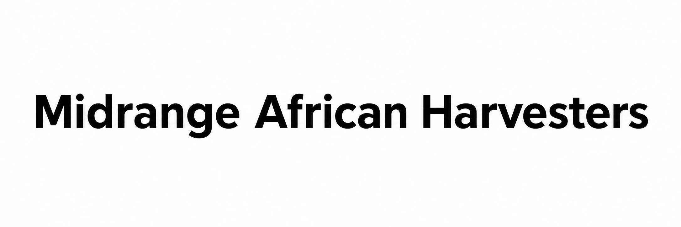 Midrange African Harvesters logo